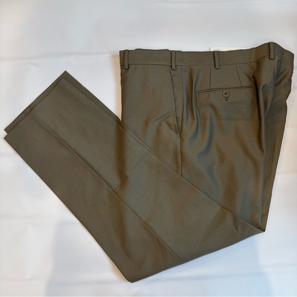 Armani Collezioni Men’s Khaki Dress Pants 40х31 - Picture 1 of 9